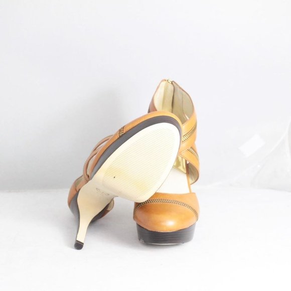 MICHAEL KORS Tan Platform Heels #21325 - Picture 4 of 5